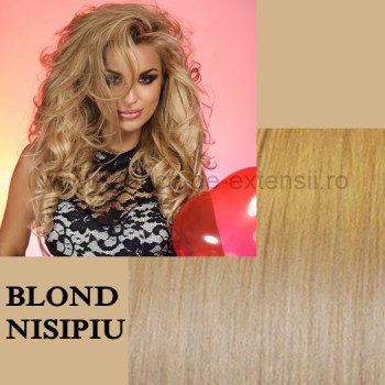 Extensii La Metru Blond Nisipiu