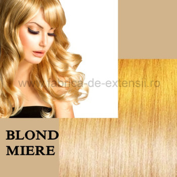 Extensii La Metru Blond Miere