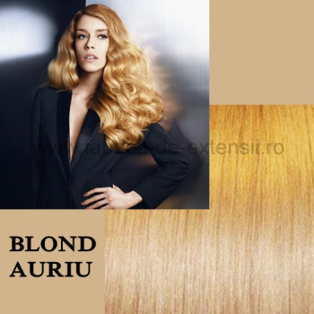 Extensii La Metru Blond Auriu