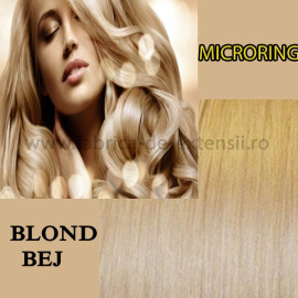 Microring Ondulat Blond Bej
