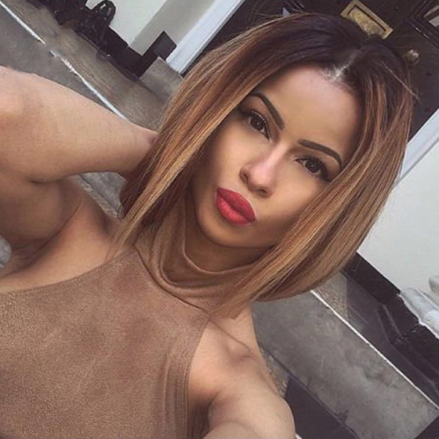 Peruca Bobo Ombre Par Natural Ultra Remy