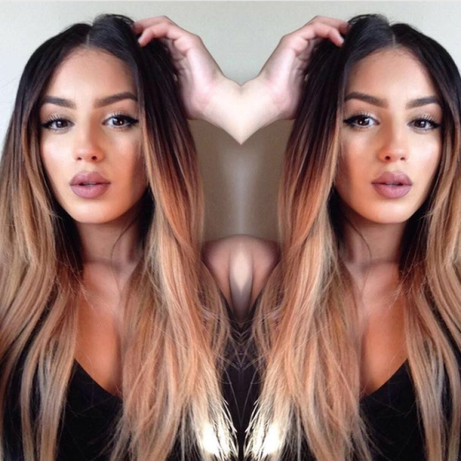 Peruca Par Natural Ombre Saten Inchis Blond Natural Ultra Remy Peruca Par Natural Ombre Saten Inchis Blond Natural Ultra Remy