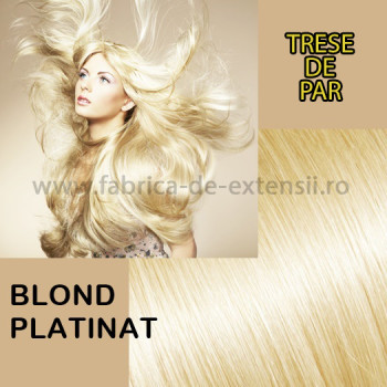 Trese de Par Blond Platinat