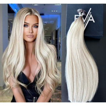 Extensii MICRO KERATINA Russian Hair Ombre #8/Silver