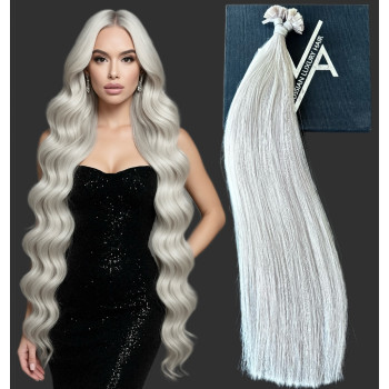 Extensii MICRO KERATINA Russian Hair Blond Grey