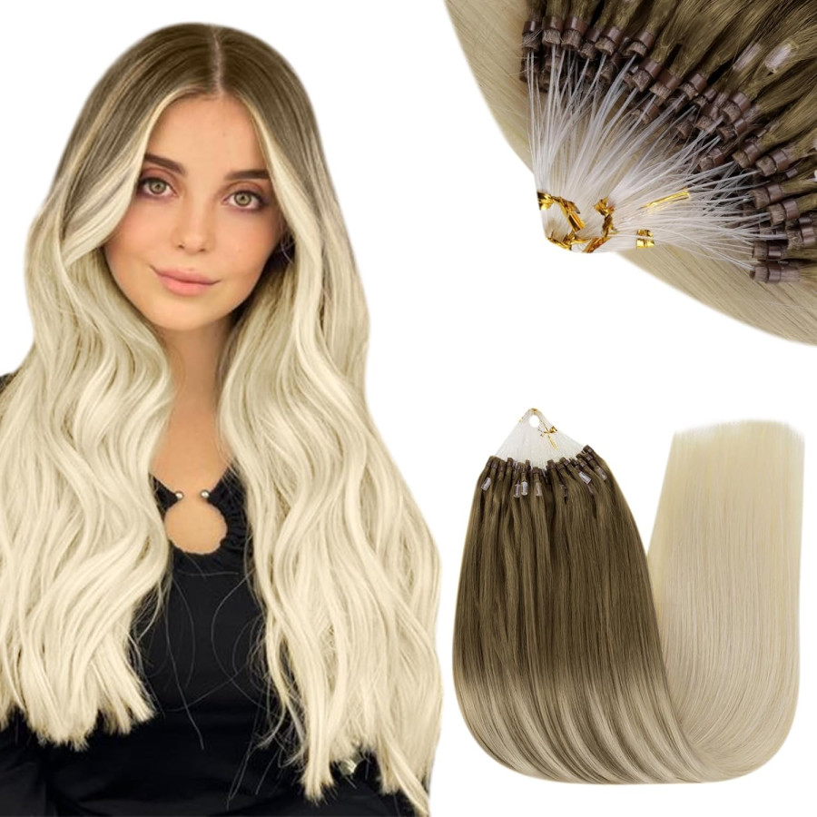 Microring OMBRE Saten Deschis / Blond Deschis