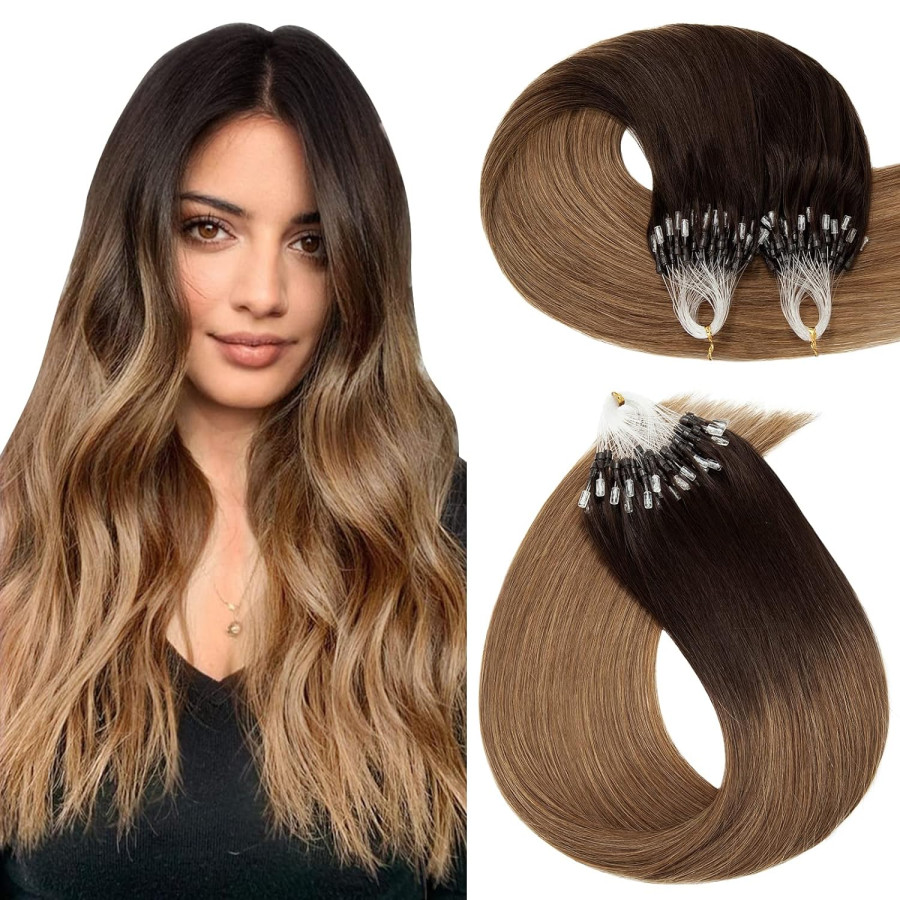Microring OMBRE Saten Inchis / Blond Aluna Microring OMBRE Saten Inchis / Blond Aluna
