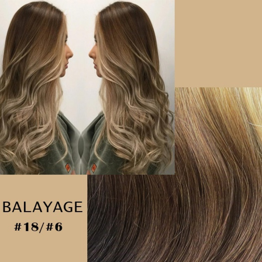 Front lace Balayage #18/#6 Front lace Balayage #18/#6