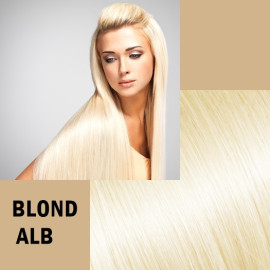Cozi de Par Deluxe Blond Alb
