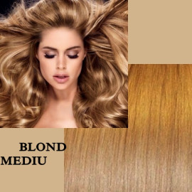 Cozi de Par Deluxe Blond Mediu
