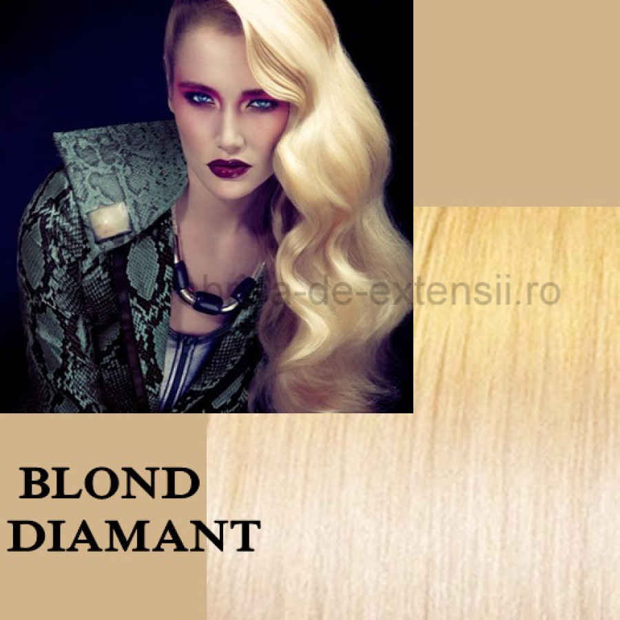 Mese de Volum cu Cordeluta Deluxe Blond Diamant Mese de Volum cu Cordeluta Deluxe Blond Diamant