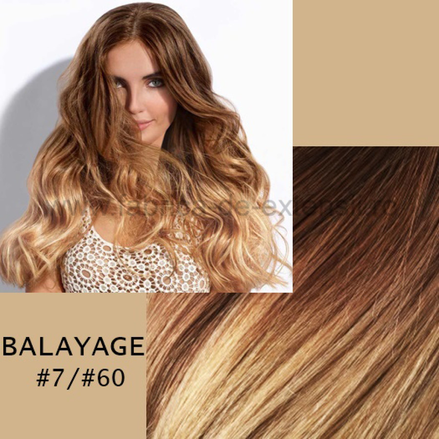 Mese de Volum cu Cordeluta Deluxe Balayage #7/#60 Mese de Volum cu Cordeluta Deluxe Balayage #7/#60