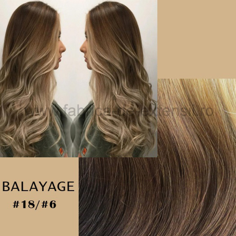 Mese de Volum cu Cordeluta Deluxe Balayage #18/#6
