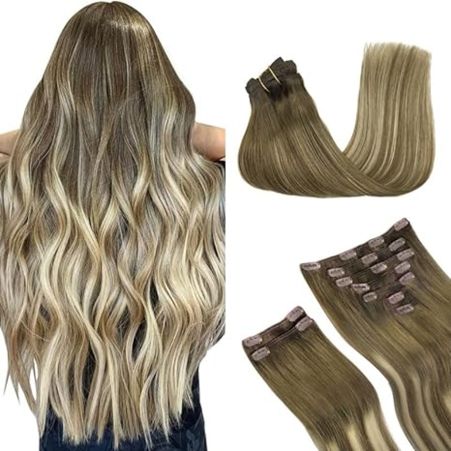 Set Easy Clip-On Deluxe Balayage #18/#6 Set Easy Clip-On Deluxe Balayage #18/#6