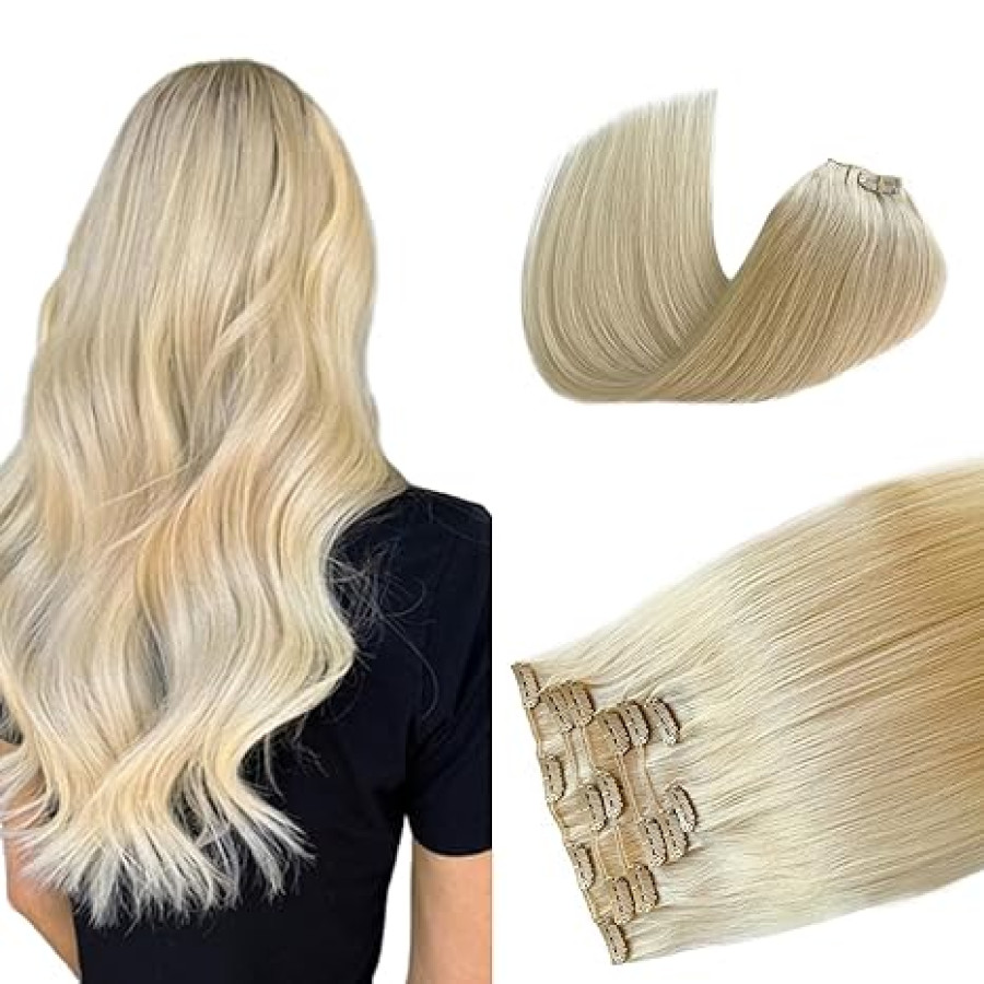 Set Easy Clip-On Deluxe Blond Natural Deschis