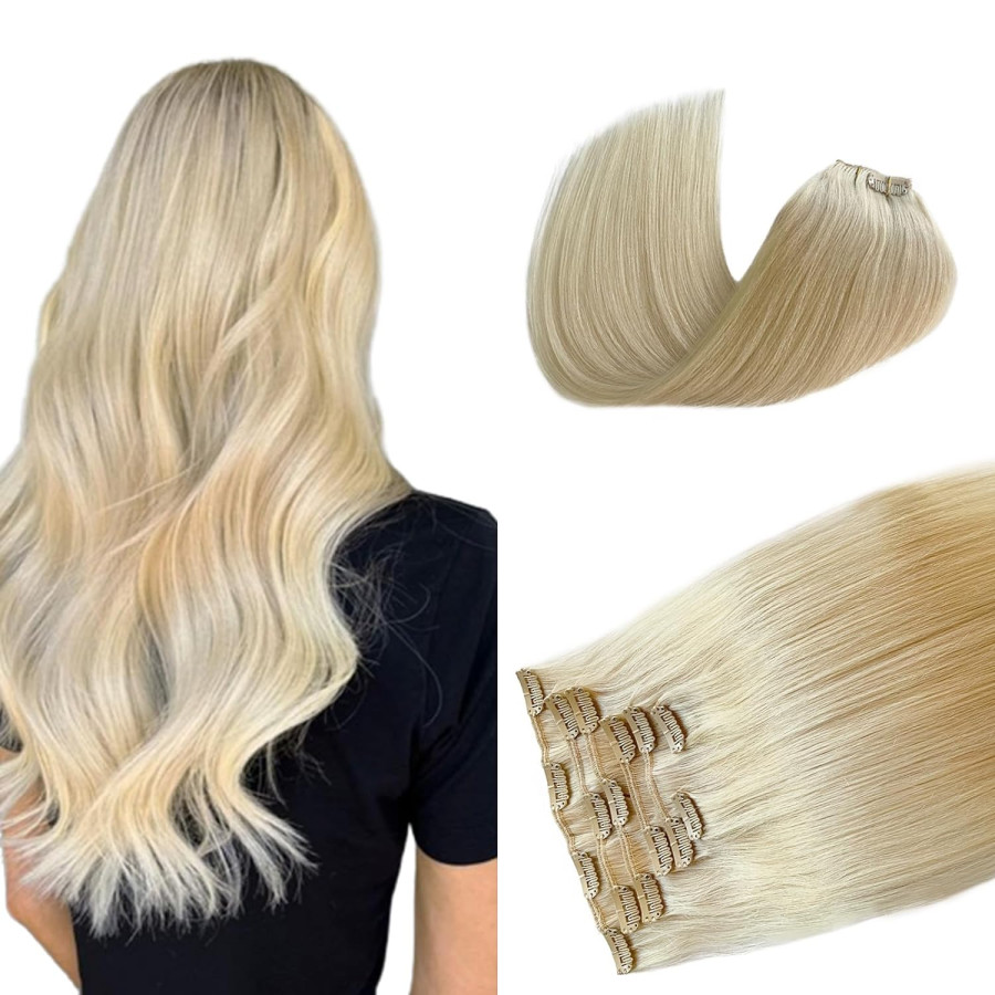Clip-on Deluxe Blond Natural Deschis Clip-on Deluxe Blond Natural Deschis