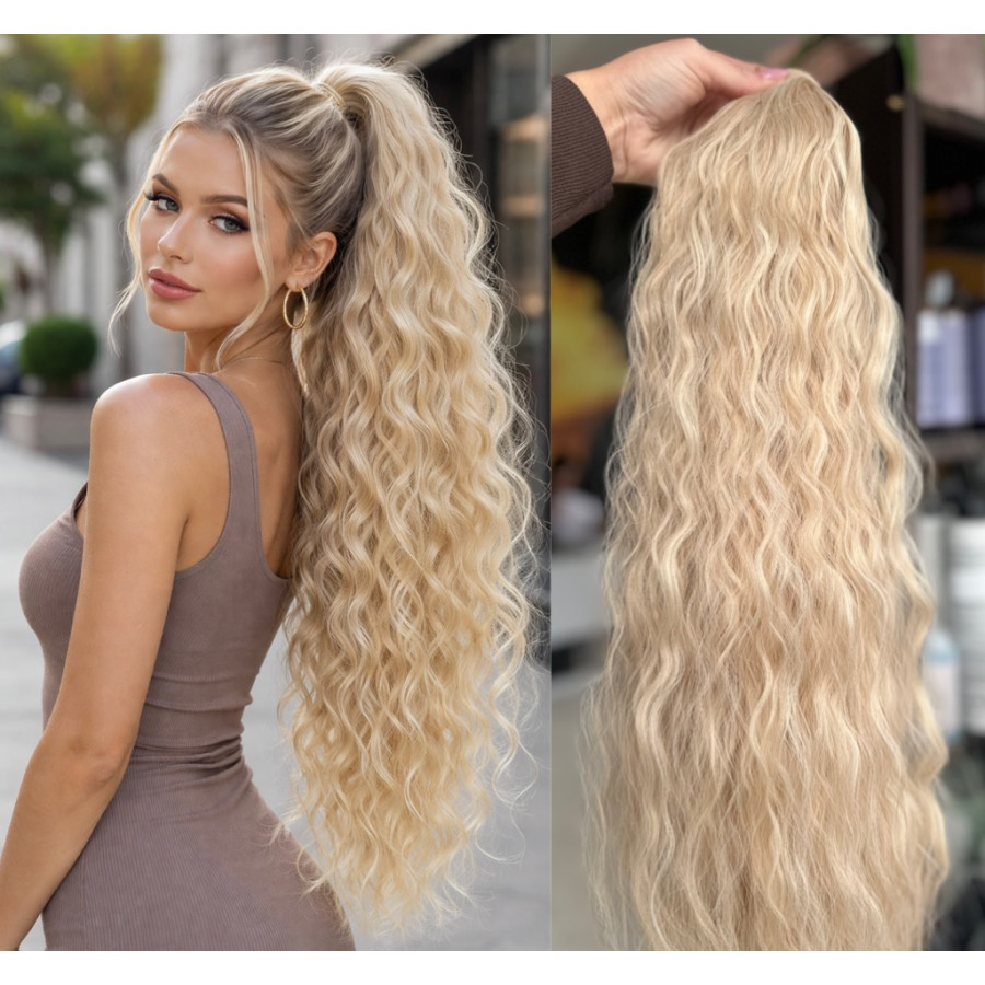 Coada de Par cu scai Blond Suvitat