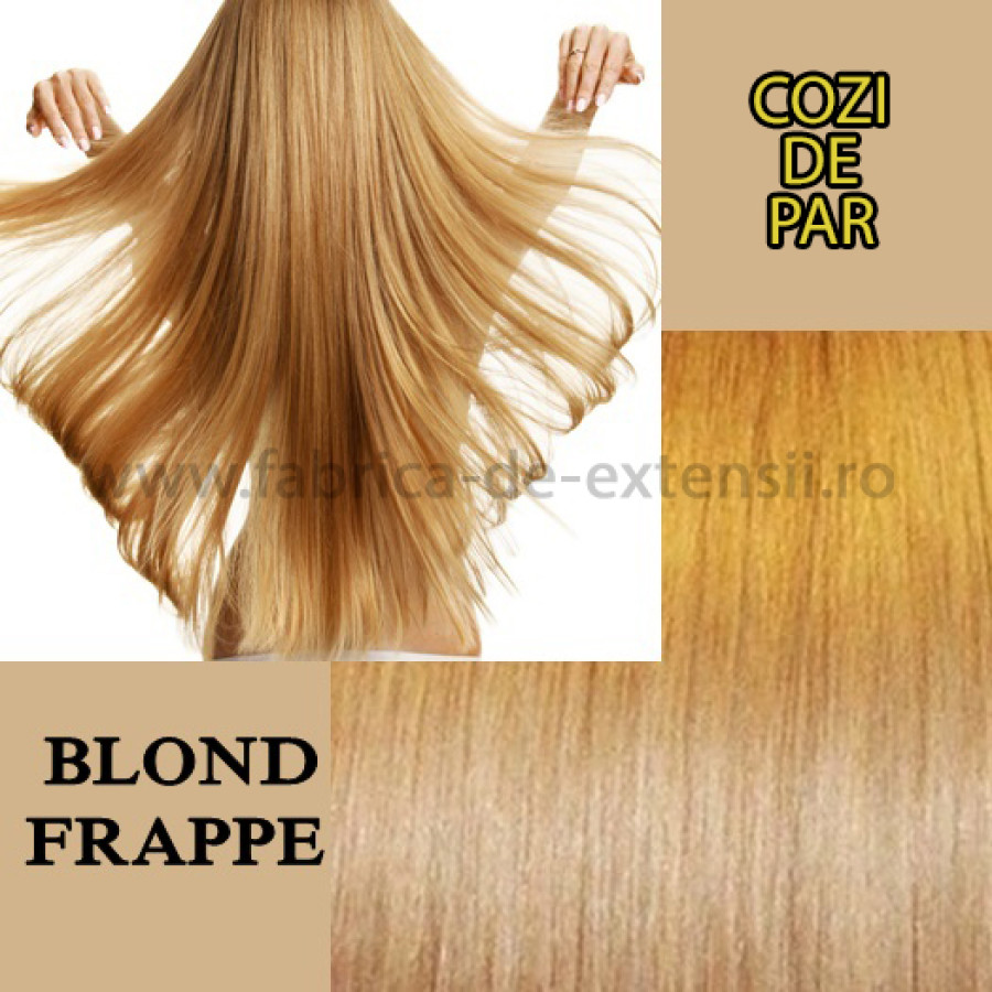 Cozi de Par Sintetice Blond Frappe