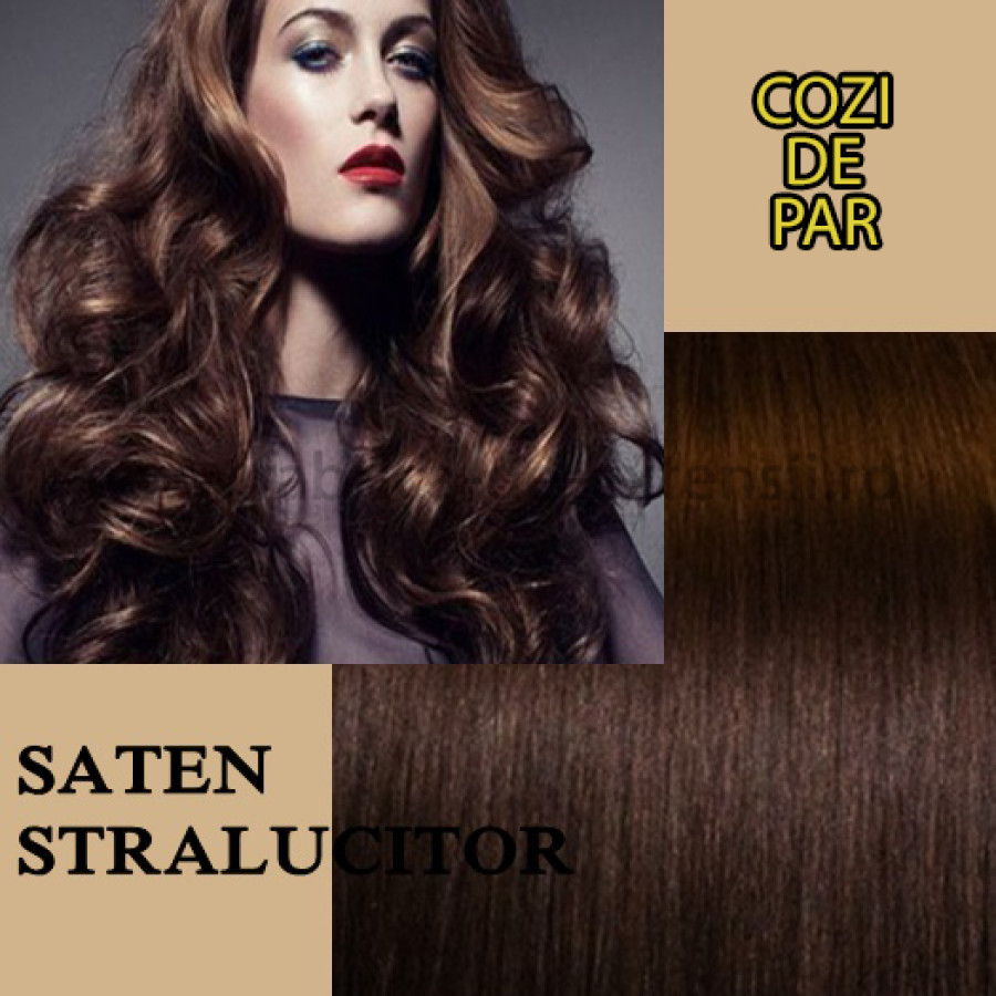 Cozi de Par Sintetice Saten Stralucitor