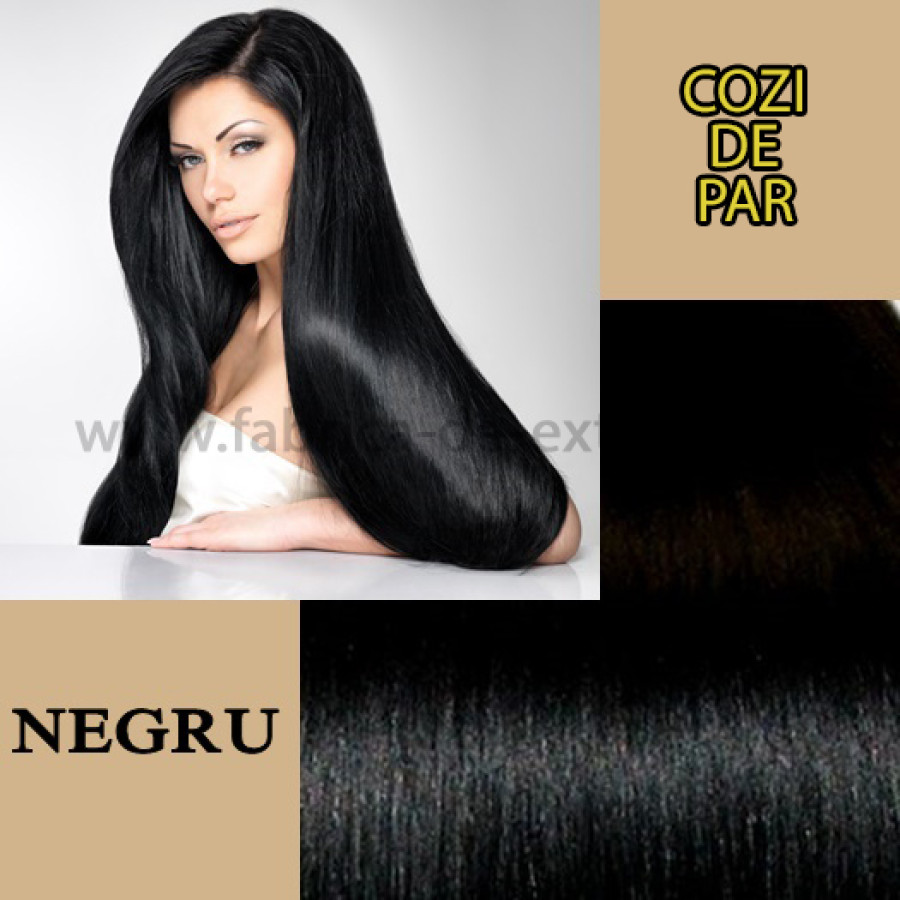 Cozi de Par Sintetice Negru Intens Cozi de Par Sintetice Negru Intens