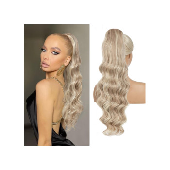 Coada de Par cu snur Blond #18/60 , 70 cm