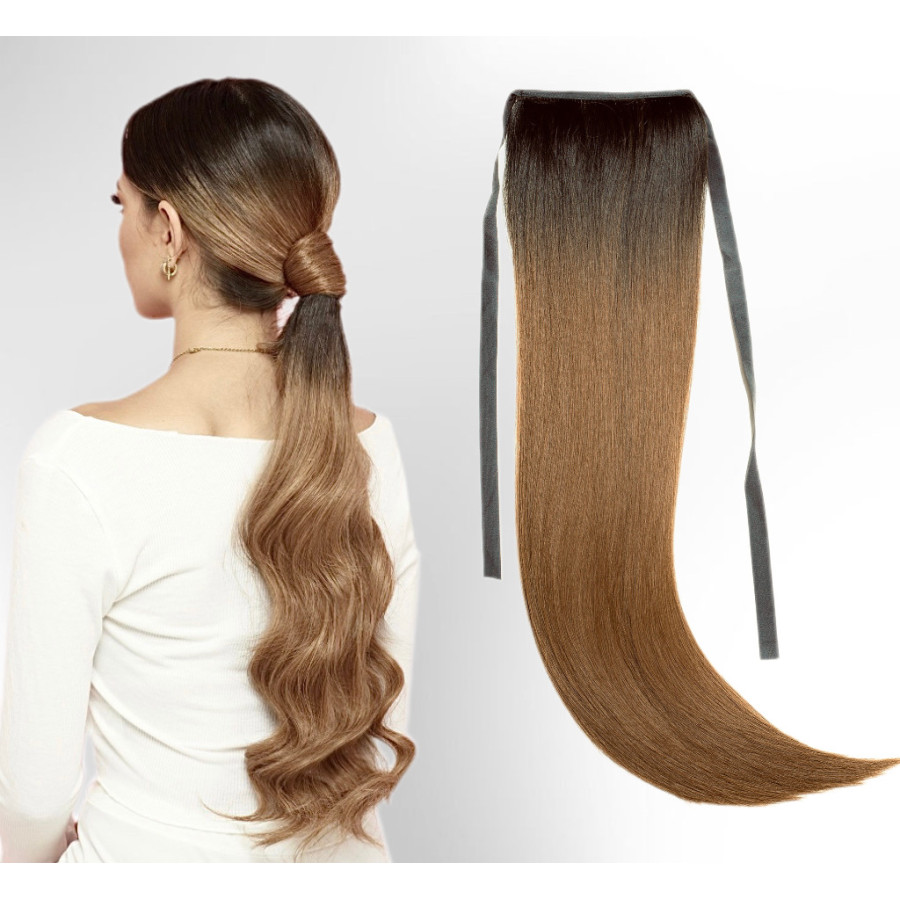 Coada de par Russian Hair Ombre #2/ #8