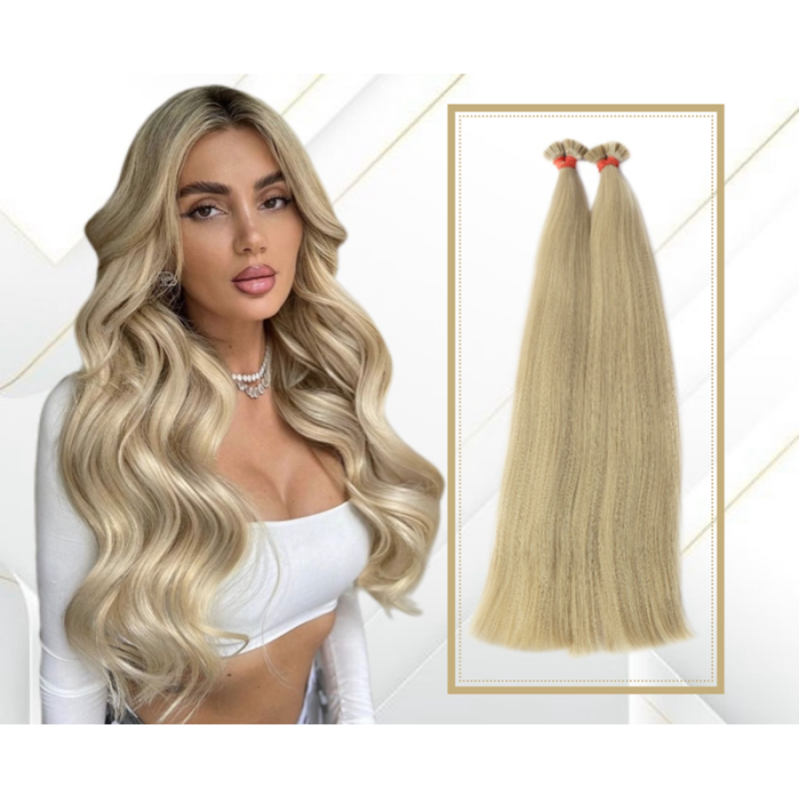 Extensii Cheratina Par Slavic #10 Blond Nisipiu