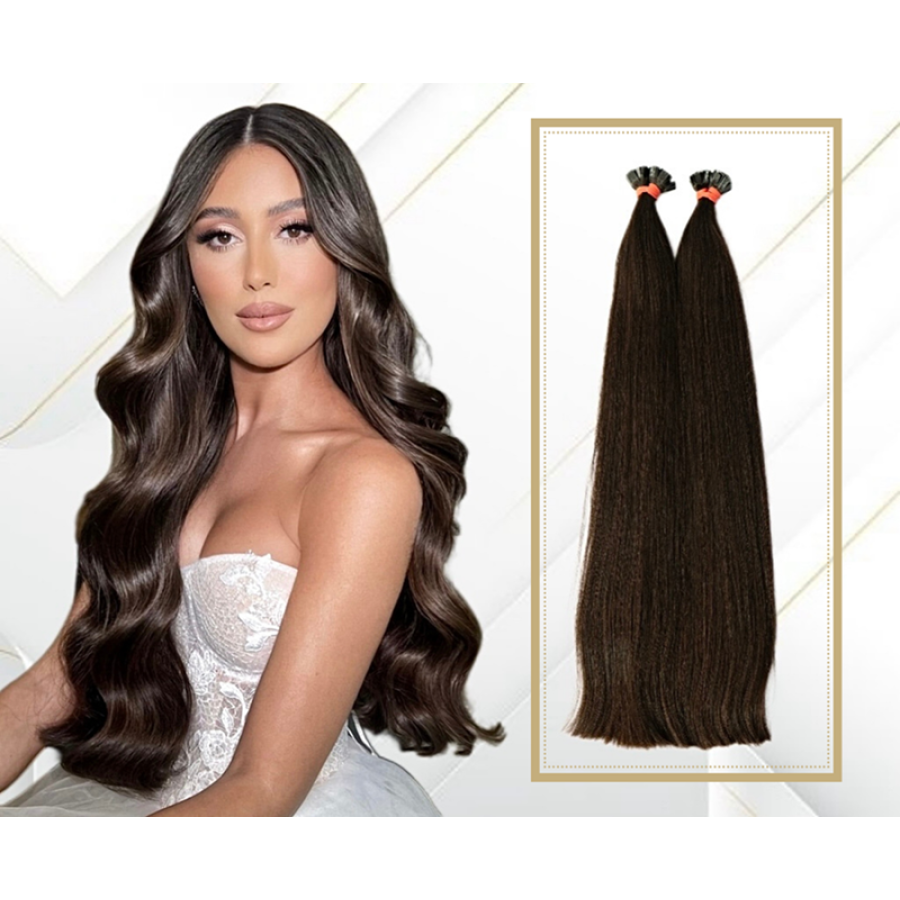 Extensii Cheratina Par Slavic #2 Saten Inchis