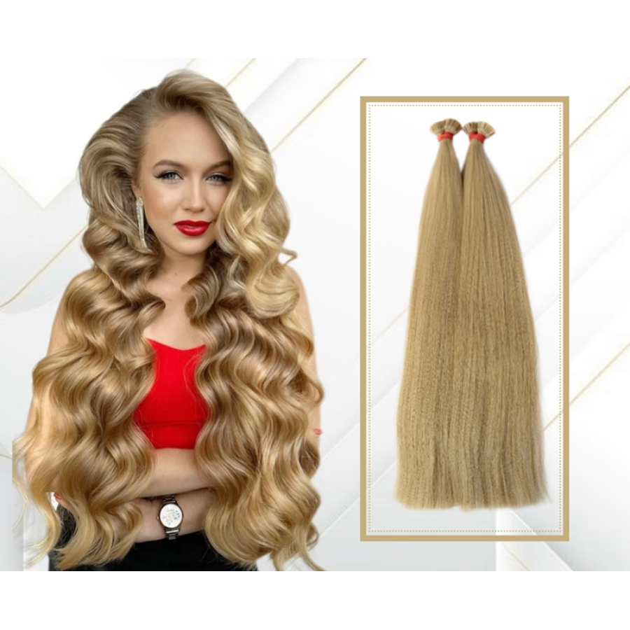 Extensii Cheratina Par Slavic #9.0 Blond Natural