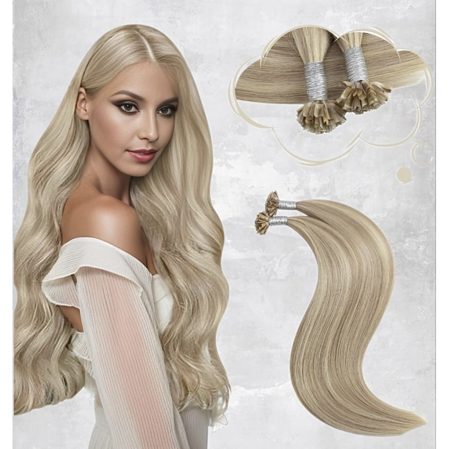 Extensii Cheratina Russian Hair Balayage #19/Silver