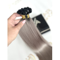 Extensii Cheratina Russian Hair Ombre #1/ Grey