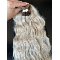 Extensii Cheratina Russian Hair Ombre #8/Silver Ondulat