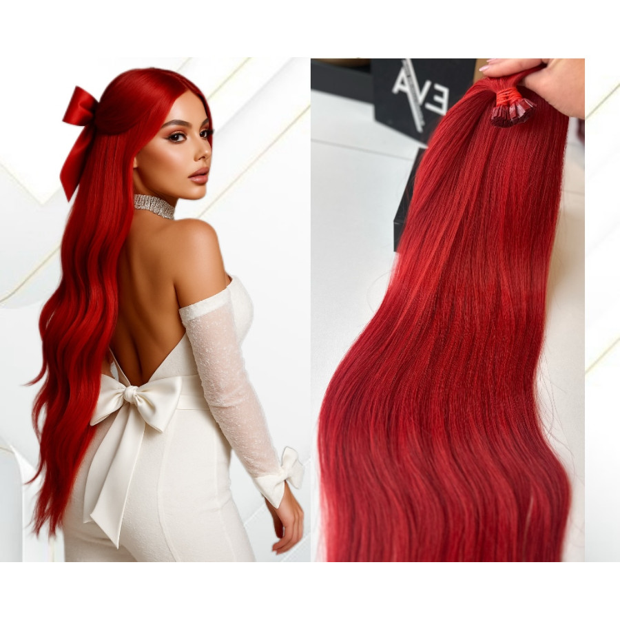 Extensii Cheratina Russian Hair Red Drept