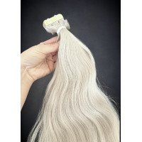 Extensii Tape-in SLAVIC Hair Blond Alb