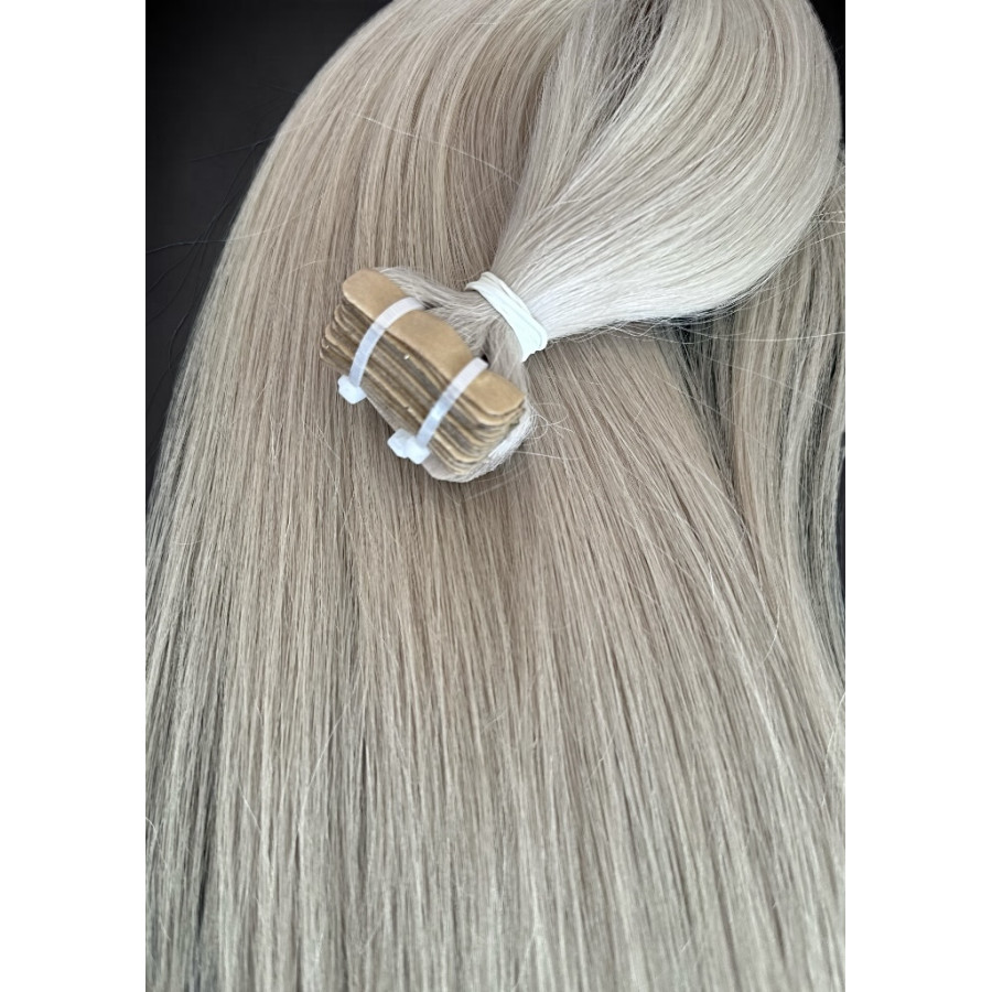 Extensii Tape-in SLAVIC Hair Light Grey