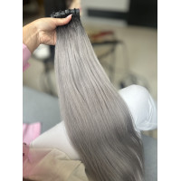 Extensii Tape-in SLAVIC Hair Ombre #1/Grey Extensii Tape-in SLAVIC Hair Ombre #1/Grey
