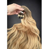 Extensii Tape-in SLAVIC Hair Ombre Saten Mediu/ Blond Miere