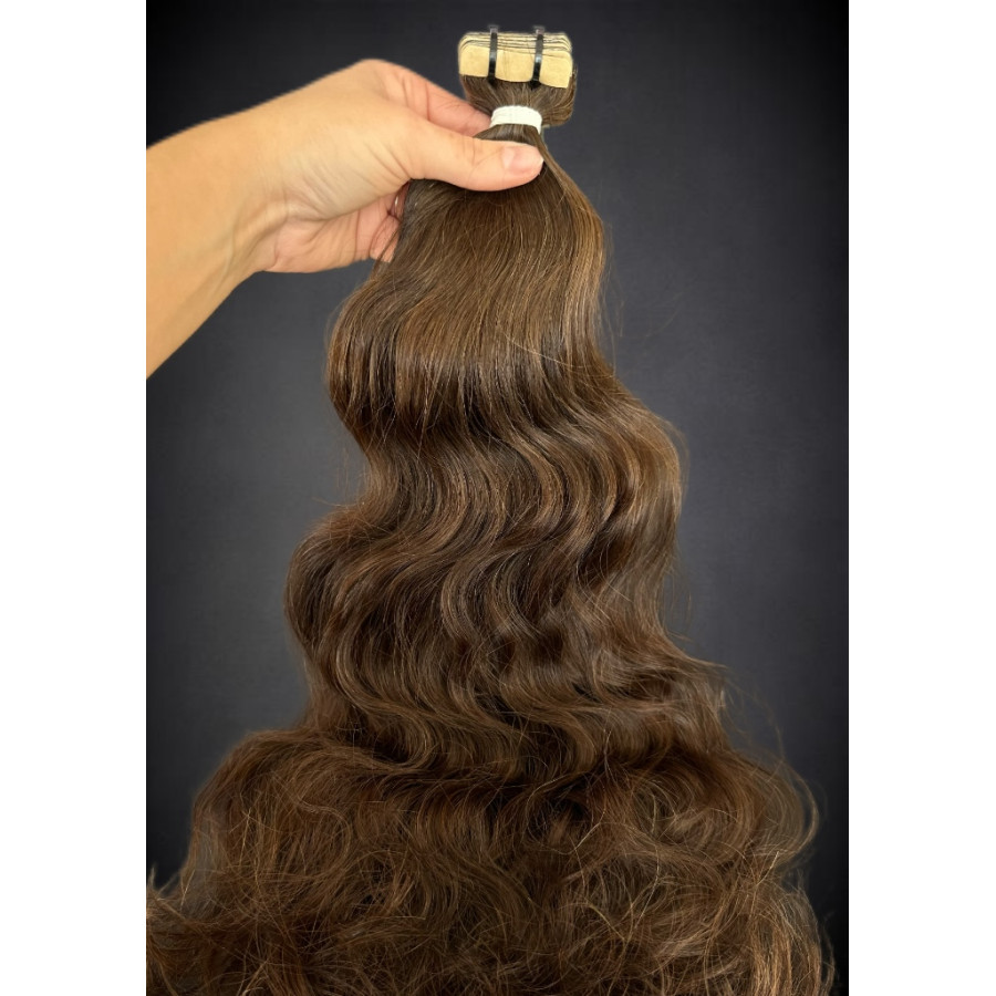 Extensii Tape-in SLAVIC Hair Saten Mediu