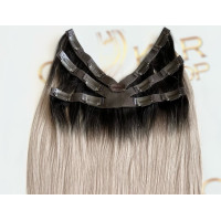 Tresa Eva Hair (6D) Ombre Negru Natural/ Grey