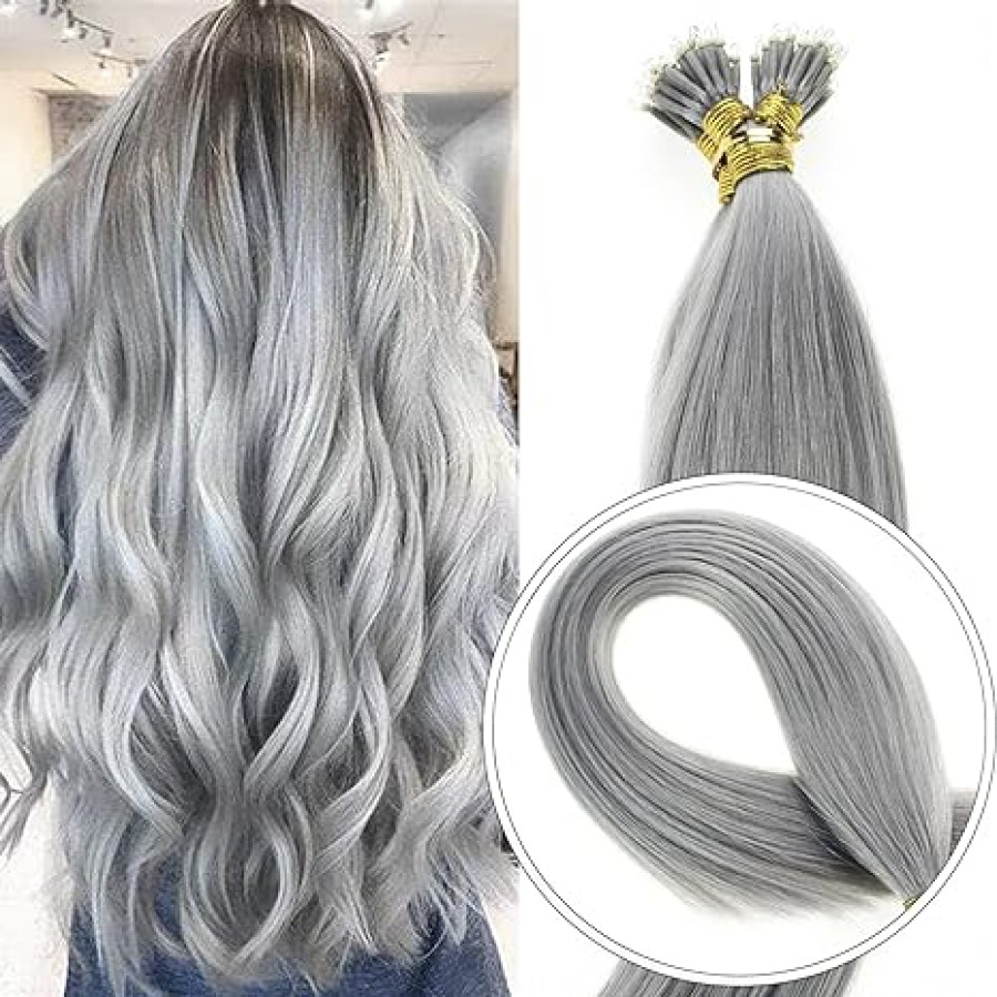 Extensii nanoring deluxe Blond Cenusiu Inchis Extensii nanoring deluxe Blond Cenusiu Inchis