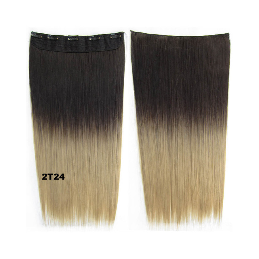 Trese Clip-On Drepte Sintetic Ombre #2 24