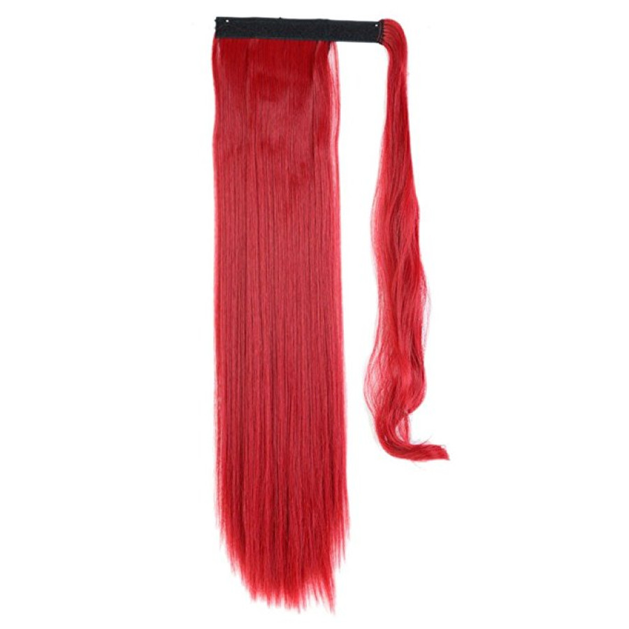 Coada cu Scai Sintetica Burgundy Drept Coada cu Scai Sintetica Burgundy Drept